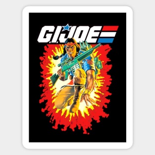 Spirit GI Joe toy art card Sticker